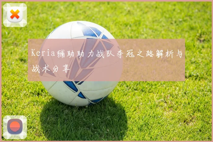 Keria辅助助力战队夺冠之路解析与战术分享